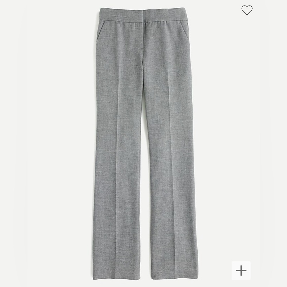 J. Crew petite Edie full-length trouser in four-season stretch
